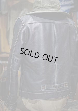 画像22: 【 Lua × Y'2 LEATHER（ルア × ワイツーレザー） 】 【 Lua別注 】 1st Type Leather Jacket [ WW2 Model ] ( 大戦モデル ) [ Indigo Horse ] [ Lot.20 ] [ LUA LIMITED EDITION ]