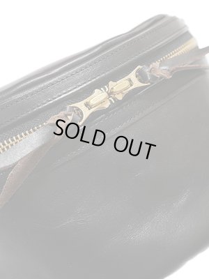 画像3: 【 INCEPTION（インセプション） 】　ホースハイドファニーパック　[ 馬革 茶芯 ] [ BLACK ]