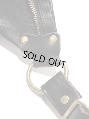 画像5: 【 INCEPTION（インセプション） 】　ホースハイドファニーパック　[ 馬革 茶芯 ] [ BLACK ]