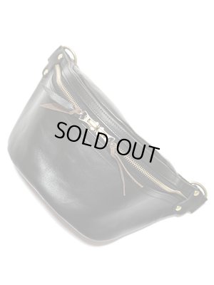 画像2: 【 INCEPTION（インセプション） 】　ホースハイドファニーパック　[ 馬革 茶芯 ] [ BLACK ]