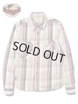 【 JELADO（ジェラード） 】　ヘビーチェックネルシャツ [ ショート丈 ] "Unionworkers Shirts" [ Latte (ベージュ系) ] [ 2024年モデル ]