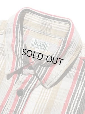 画像3: 【 JELADO（ジェラード） 】　ヘビーチェックネルシャツ [ ショート丈 ] "Unionworkers Shirts" [ Latte (ベージュ系) ] [ 2024年モデル ]