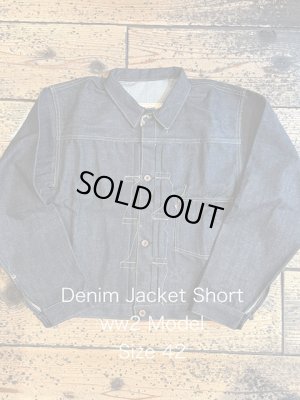 画像1: 【 Little Hand（リトルハンド） 】　"Erorr Edition" 【 13.5oz 】 大戦モデルデニムジャケット [ 1st Type WWII Model ] [ T-Back ] [ Non Wash ] [ No.4 ] [ Size 42 ]