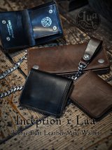 【 Lua x Inception（ルア x インセプション） 】　別注ホースバットレザーミニウォレット　[ Horse Butt Leather Mini Wallet ] [ 馬革 ] 【 メール便可 】 