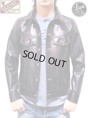 画像2: 【 LUA×Y'2 LEATHER（ルア×ワイツーレザー） 】 　ルア別注インディゴホースGジャン ( 3rd Type ) [ インデイゴホース（馬革） ]　[ Lot.8 ]　[ IB-139 SP ]　【 限定モデル 】