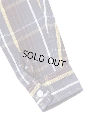 画像6: 【 JELADO（ジェラード） 】　ヘビーチェックネルシャツ　[ ショート丈 ]　"Unionworkers Shirts"　[ チョコレートブラウン ] 