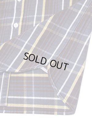 画像5: 【 JELADO（ジェラード） 】　ヘビーチェックネルシャツ　[ ショート丈 ]　"Unionworkers Shirts"　[ チョコレートブラウン ] 