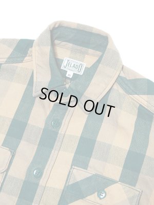 画像3: 【 JELADO（ジェラード） 】　ヘビーチェックネルシャツ　[ ショート丈 ]　"Unionworkers Shirts"　[ ピーナッツ] 