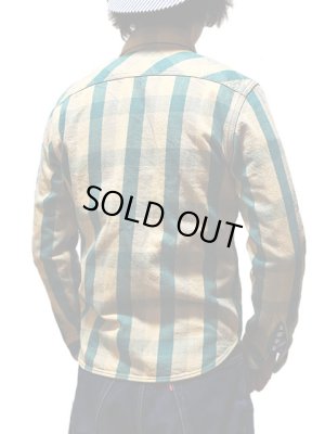 画像2: 【 JELADO（ジェラード） 】　ヘビーチェックネルシャツ　[ ショート丈 ]　"Unionworkers Shirts"　[ ピーナッツ] 