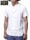 画像1: 【 ORGUEIL（オルゲイユ） 】　リネンバンドカラーシャツ　[ Linen Band Collar Shirt ]　[ WHITE ] (1)
