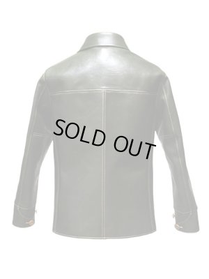 画像5:  【 LUA×Y'2 LEATHER（ルア×ワイツーレザー） 】 　ルア別注ホースハイドカーコート ( OLIVE ) [ オリーブエコホース（馬革） ]　[ Lot.12 ]　[ EC-86 SP ]　【 限定モデル 】