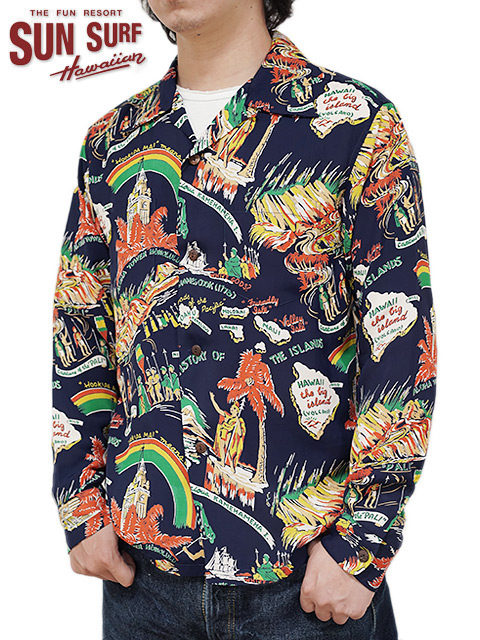 SUN SURF（サンサーフ） 】 長袖アロハシャツ L/S HAWAIIAN SHIRT 