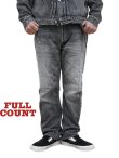 画像1: 【 FULLCOUNT（フルカウント） 】　【 13.75oz. 】 レギュラーストレートブラックジーンズ　[ Black Straight Denim "Dartford Splatter" ] [ Used Wash ]