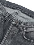 画像3: 【 FULLCOUNT（フルカウント） 】　【 13.75oz. 】 レギュラーストレートブラックジーンズ　[ Black Straight Denim "Dartford Splatter" ] [ Used Wash ]