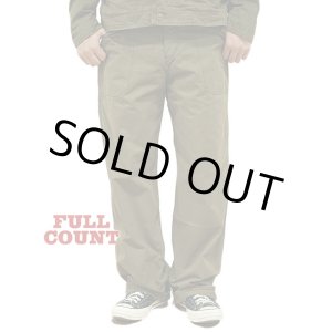 画像: 【 FULLCOUNT（フルカウント） 】　Old Japanese Twill USN Trousers [ OLIVE ]