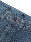 画像3: 【 FULLCOUNT（フルカウント） 】　Indigo Wabash Stripe Farmers Trousers [ Hard Wash ]