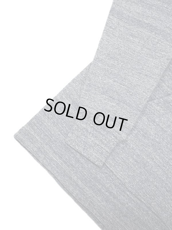 画像4: 【 DUBBLEWORKS（ダブルワークス） 】　吊り編みドローストリングスウェット　[ Tsuriami Drawstring Sweat ] [ H.CHARCOAL ]