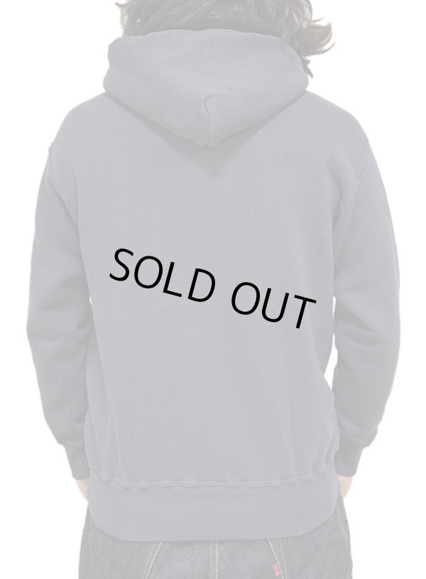 画像10: 【 DUBBLEWORKS（ダブルワークス） 】　吊り編みハーフジップスウェットパーカー　[ Tsuriami Harf Zip Sweat Parka ] [ NAVY ]