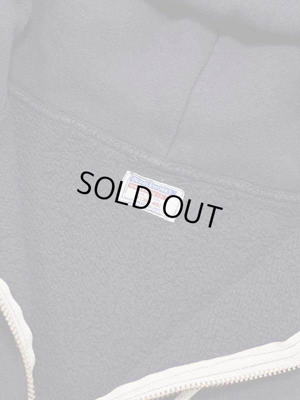 画像8: 【 DUBBLEWORKS（ダブルワークス） 】　吊り編みハーフジップスウェットパーカー　[ Tsuriami Harf Zip Sweat Parka ] [ NAVY ]