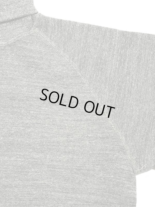 画像4: 【 DUBBLEWORKS（ダブルワークス） 】　吊り編みタートルネックスウェット　[ Tsuriami Turtle Neck Sweat ] [ H.CHARCOAL ]