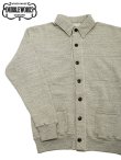 画像1: 【 DUBBLEWORKS（ダブルワークス） 】　吊り編みスウェットカーディガン　[ Tsuriami Sweat Cardigan ] [ H.GRAY ]