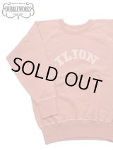 画像: 【 DUBBLEWORKS（ダブルワークス） 】　ピグメントプリントスウェット　[ FADED SWEAT SHIRTS ] [ ILION ] [ PD.RED ]