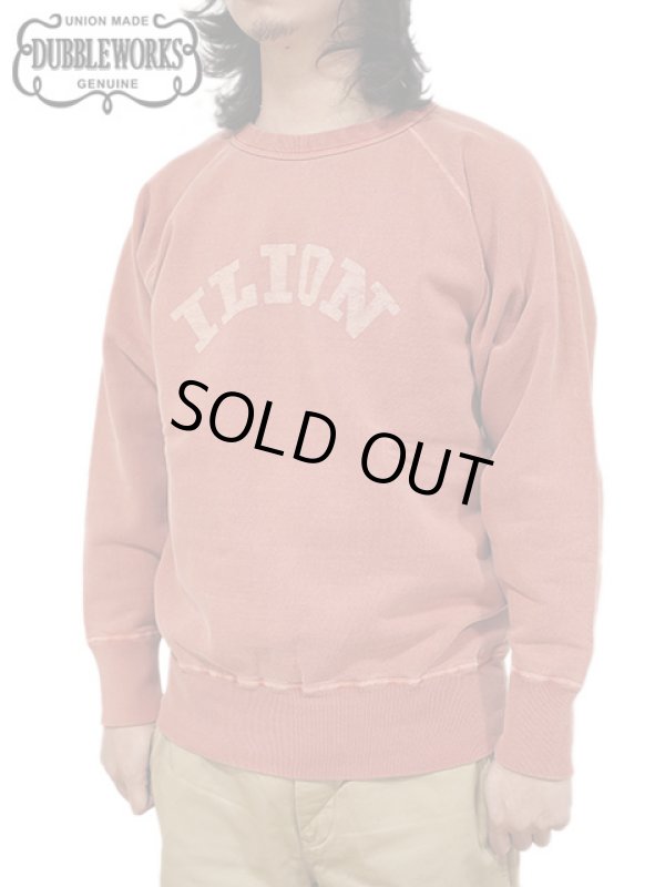 画像9: 【 DUBBLEWORKS（ダブルワークス） 】　ピグメントプリントスウェット　[ FADED SWEAT SHIRTS ] [ ILION ] [ PD.RED ]
