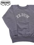 画像1: 【 DUBBLEWORKS（ダブルワークス） 】　ピグメントプリントスウェット　[ FADED SWEAT SHIRTS ] [ ILION ] [ PD.NAVY ]