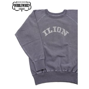 画像: 【 DUBBLEWORKS（ダブルワークス） 】　ピグメントプリントスウェット　[ FADED SWEAT SHIRTS ] [ ILION ] [ PD.NAVY ]