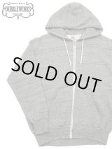 画像: 【 DUBBLEWORKS（ダブルワークス） 】　吊り編みフルジップスウェットパーカー　[ Tsuriami Zip-Up Sweat Parka ] [ H.CHARCOAL ]