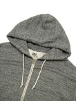 画像3: 【 DUBBLEWORKS（ダブルワークス） 】　吊り編みフルジップスウェットパーカー　[ Tsuriami Zip-Up Sweat Parka ] [ H.CHARCOAL ]