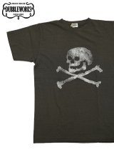 画像: 【 DUBBLEWORKS（ダブルワークス） 】　プリントTシャツ [ Printed Tee ] [ SKULL AND BONES ] [ SUMIKURO ] 【 メール便可 】