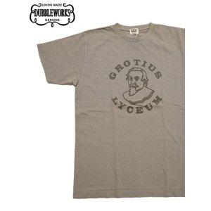 画像: 【 DUBBLEWORKS（ダブルワークス） 】　プリントTシャツ [ Printed Tee ] [ GROTIUS ] [ GRAY ] 【 メール便可 】