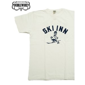 画像: 【 DUBBLEWORKS（ダブルワークス） 】　プリントTシャツ [ Printed Tee ] [ SKIINN ] [ OFF WHITE ] 【 メール便可 】