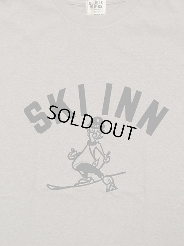 画像4: 【 DUBBLEWORKS（ダブルワークス） 】　プリントTシャツ [ Printed Tee ] [ SKIINN ] [ GRAY ] 【 メール便可 】