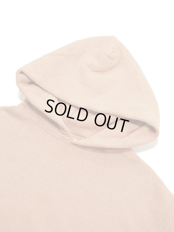 画像3: 【 DUBBLEWORKS（ダブルワークス） 】　吊り編みスウェットパーカー　[ Tsuriami Sweat Parka ] [ SALMON PINK ]