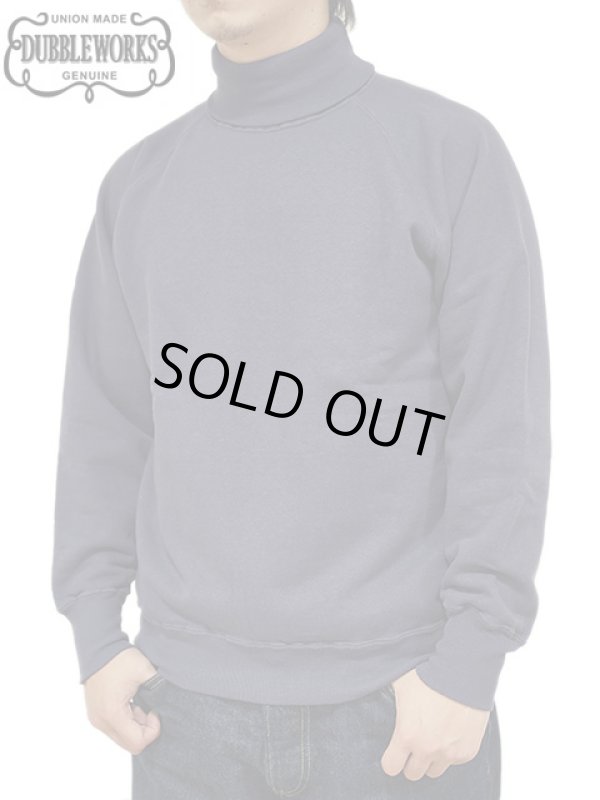 画像7: 【 DUBBLEWORKS（ダブルワークス） 】　タートルネックスウェット　[ Turtle Neck Sweat ] [ I.BLACK ]