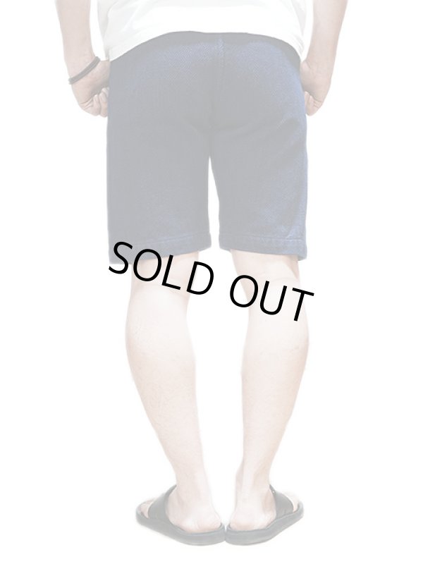 画像2: 【 STUDIO D'ARTISAN（ステュディオダルチザン） 】　カセ染め刺し子ショーツ　[ 14oz. SASIKO SHORTS ]