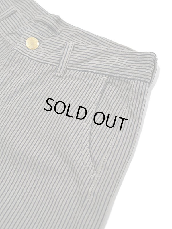 画像4: 【 STUDIO D'ARTISAN（ステュディオダルチザン） 】　レイルロードヒッコリーショーツ　[ Gray Hickory ]