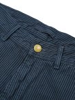 画像3: 【 STUDIO D'ARTISAN（ステュディオダルチザン） 】　レイルロードヒッコリーショーツ　[ Navy Hickory ]