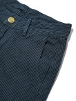 画像4: 【 STUDIO D'ARTISAN（ステュディオダルチザン） 】　レイルロードヒッコリーショーツ　[ Navy Hickory ]