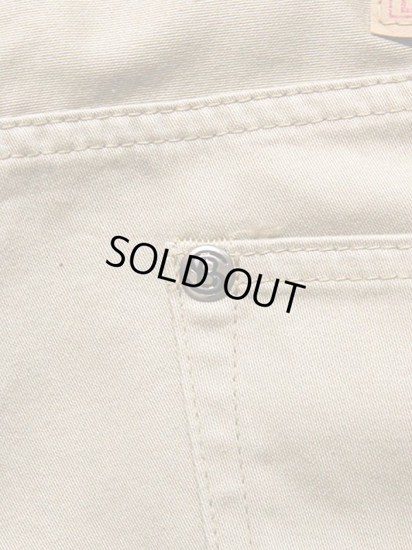 画像8: 【 Pherrow's（フェローズ） 】　テーパードコットンサテンパンツ　[ Cotton Sateen ]　[ BEIGE ] 