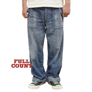 画像: 【 FULLCOUNT（フルカウント） 】　デニムユーティリティートラウザー　[ Denim Utility Trousers Fade ] [ INDIGO ] [ 24SS:Limited Collection ]