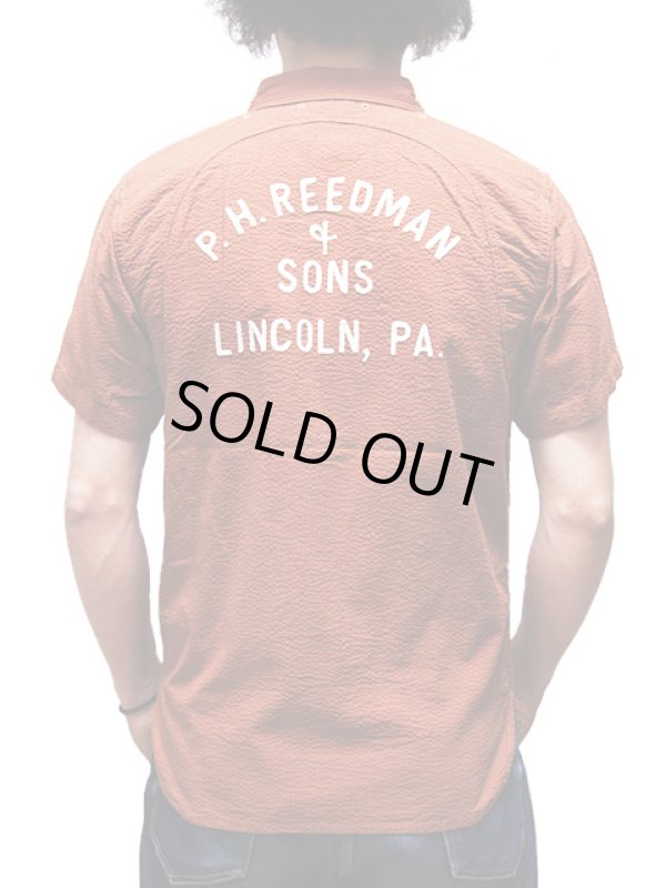 画像2: 【 Pherrow's（フェローズ） 】 半袖カスタムワークシャツ [ TRIUMPH MOTOR OIL CO. ]　[SHORT SLEEVE WORK SHIRT]