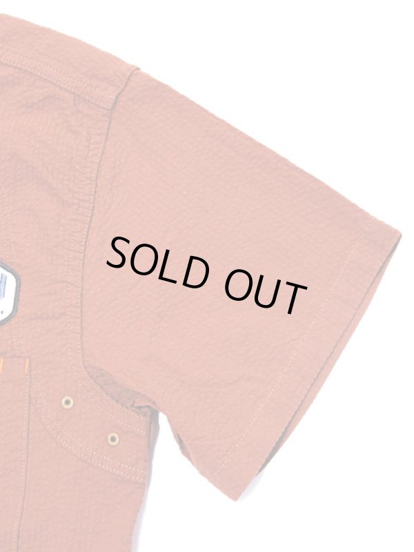 画像6: 【 Pherrow's（フェローズ） 】 半袖カスタムワークシャツ [ TRIUMPH MOTOR OIL CO. ]　[SHORT SLEEVE WORK SHIRT]