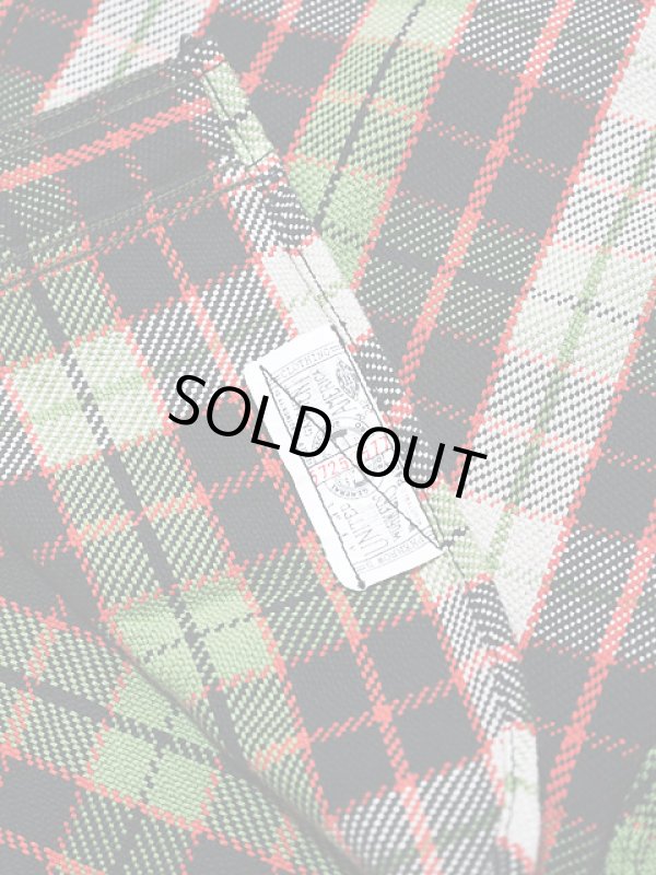 画像7: 【 Pherrow's（フェローズ） 】　ヘビーウェイトフランネルチェックシャツ　[ ブラック x グリーン ]