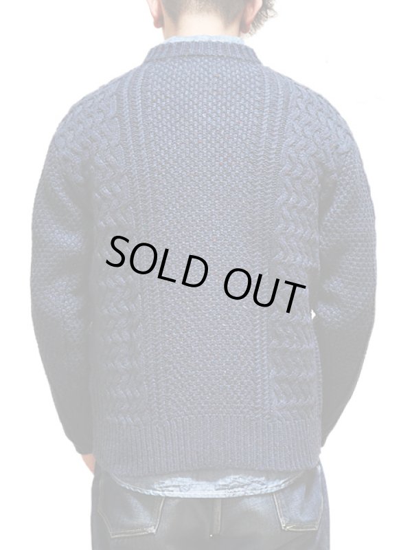 画像2: 【 Pherrow's（フェローズ） 】 ローゲージニットカーディガン　[ NAVY ]