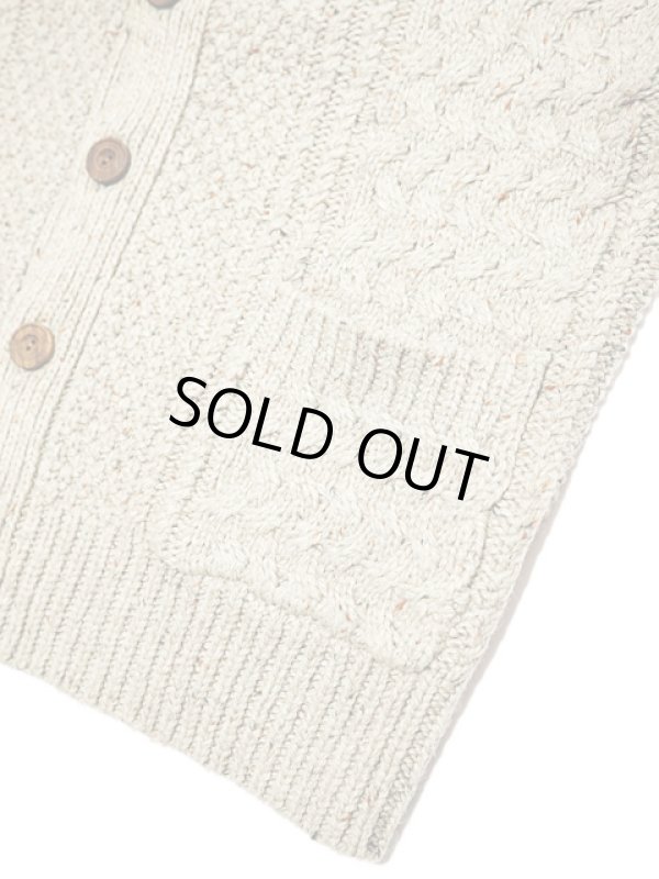 画像4: 【 Pherrow's（フェローズ） 】 ローゲージニットカーディガン　[ NATURAL ]