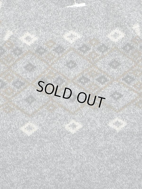 画像7: 【 Pherrow's（フェローズ） 】　◇柄ジャガードニットセーター　[ Jacquard Knit Sweater ]　[ GRAY ]