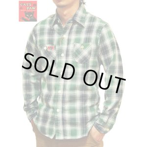 画像: 【 CAT'S PAW（キャッツポウ） 】 FLANNEL CHECK WORK SHIRTS